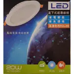 20W崁燈 超薄崁燈 LED 崁燈 15公分15CM 全電壓 白光 黃光 自然光