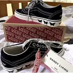 VANS X SANDY LIANG 聯名限量款 黑白色蝴蝶 男女款 休閑帆布 情侶 VN0A4U3BXF5 慢跑鞋