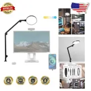 Edge Light 2.0 Black Desk Lamp - Perfect for Video Conferencing & Task Lighting