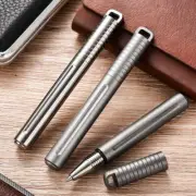 Mini Titanium Alloy Keychain Ballpoint Pen Portable Signature Pen Outdoor Tools