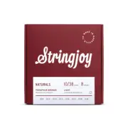 NEW Stringjoy Naturals Phosphor Bronze Mandolin Strings - Light - .010 - .038