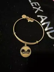 Alex And Ani Mickey Mouse Charm Bracelet - Gold Tone