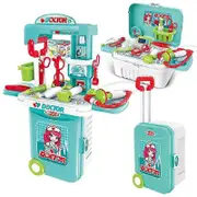 Kids Kitchen Toys Pretend Play Simulation Make-up Medical Equipment Storage Suitcase For Girls Gifts 3