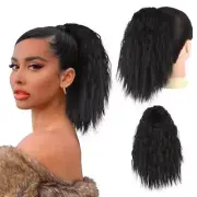 Messy Bun Ponytail Drawstring Curly Ponytail Extensions for Women Synthetic USA