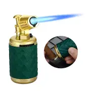 Lubinski 1 Jet Flame Torch Cigar Lighter With Punch Windproof Butane Gift Box