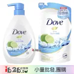 【IB2B】日本製 DOVE 多芬 保濕沐浴乳 夏季數量限定 涼爽薄荷 本體/補充包 -6入