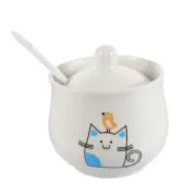 Dispenser Jars with Labels Ceramic Seasoning Food Seasonings