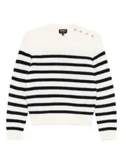 [A.P.C.] A. P.C.-Maglia Lea A Righe In Lana-Donna M