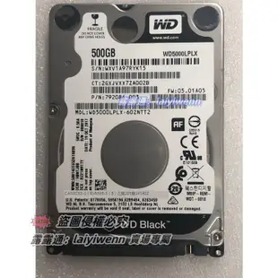 適用於 Western Digital Wd5000Lplx 500g 筆記本電腦硬盤 7200 Rpm Sata3 2