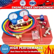 HVAC Air Conditioner Kit A/C Diagnostic Manifold Freon Gauge Sets Charging Tools
