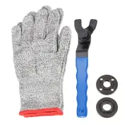 Adjustable Angle Grinder Wrench Set 0.4"-1.9" Range Lock Nut Pin Spanners Blue