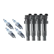 Bosch 4 Spark Plugs+4 Ignition Coils for Hyundai i30 GD GDE D231C D281C 1.6L I4