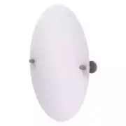 Allied Brass AP-91-LVN Frameless Oval Tilt Mirror with Beveled Edge, Lavender