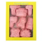 Set of 8 PP DIY Cookie Moulds Cookies Cutters Biscuit Stamper Cutters Cake Tools