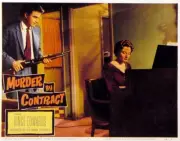 Murder By Contract Lobby Card Vince Edwards Caprice Toriel 1958 Old Photo