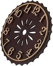 ADOCARN Cuckoo Clock Face Clock Mechanism Plastic Light Brown