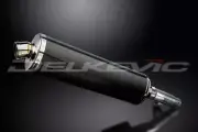 Delkevic 18" Carbon Oval Muffler Slip On - Honda NC700X ABS 2011-2017