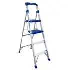 BAILEY Trade Lyte Industrial Aluminium Twin Platform Ladder 4 Step 1.14m FS14041