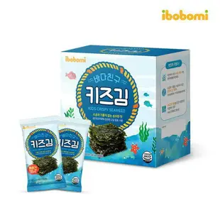 【首爾先生mrseoul】韓國 ibobomi 無調味海苔片 10入/15g 寶寶海苔 無鹽海苔