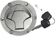 RAYANA Gas Fuel Tank Cap Cover Keys Compatible For Kawasaki Ninja 250R 2008-2014 Ninja 300 2013-2017