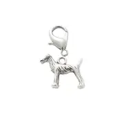 Airedale - Fox Terrier - 3D Dog Clip-on Charm + FREE PAWPRINT CLIPON CHARM