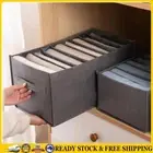Clothes Divider Storage Box Closet Drawer Underwear Socks Organizer (C) .