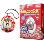 Bandai Original Tamagotchi Japan Maneki Neko Mimicchi Red 2025