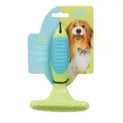 ConairPRO PGFRMD Black/Yellow Medium Gel Grip Handle None Dog Grooming Rake