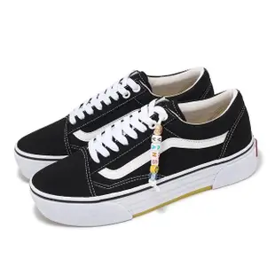 【VANS】休閒鞋 V36CF CHM CHKY Old Skool CHKY 男鞋 女鞋 白 黑 日本線 厚底(6612810002)