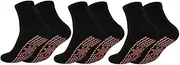 [Generic] Fort Note Socks Warm Tourmaline Heated Pairs Winter Magnetic Socks 3 Comfortable Self-heating Socks Mens Workout Socks Pack