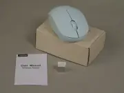 Seenda Wireless Mouse, 2.4 GHz Noiseless Mouse with USB Receiver baby blue New