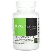 2 X DaVinci Laboratories of Vermont, Pycnogenol-50 , 50 mg , 60 Capsules