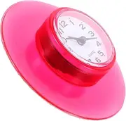HEALEEP Battery Operated Shower Clock Cup Mount Silent Timer for Seniors Stylish Design Moisture Resistant for Bathroom and Kitchen Use