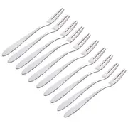 10Pcs Stainless Steel Mini Appetizer Dessert Forks