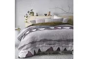 Bulla Burgundy Jacquard Quilt Cover Set by Accessorize