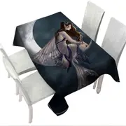 Fantasy Art the Lovely Moon Fairy Tablecloth