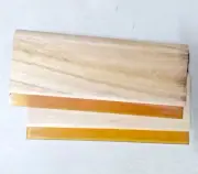 2 pcs 13"/ 33cm Screen Printing wider Wooden Squeegee 5" Ink Scraper Press Tool