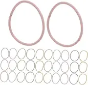 ERINGOGO 100pcs Hair Ties for Girls Fashionable Elastic Ponytail Holders Hair Accessories for Teen Girls Comfortable and Stretchy