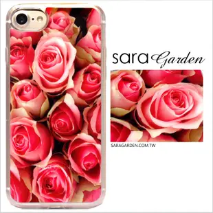 【Sara Garden】客製化 軟殼 蘋果 iPhone 6plus 6SPlus i6+ i6s+ 手機殼 保護套 全包邊 掛繩孔 玫瑰碎花