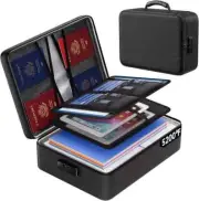 ENGPOW 5200°F Fireproof Document Bag with Lock,Upgraded Heat Insulated Fireproof