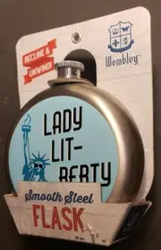 Lady Lit-berty Flask • Stainless Steel