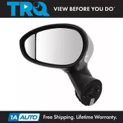 Mirror Power Heated Blind Spot Chrome Cap LH Left Driver Side for 12-14 Fiat 500 (for: Fiat)
