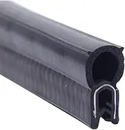 Draught excluder Tape U Rubber Seal Strip Length 2M with Top Bubble Automotive Weather Stripping Soundproofing Edge Guard Trim for Cars Trucks Boats/25Mm * 8Mm(23.0Mm*9Mm)