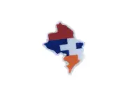 Patch embroidered badge iron on sew clothes Nagorno-Karabakh artsakh map flag