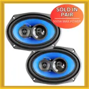 QPower QP693 6×9″ 6x9-Inch 500W Max Power 4-OHM Impedance 3-Way Car Speakers