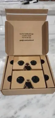 Google Legendary Cardboard VR Virtual Reality Viewer Goggles Lens Set Of 2