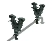 Atv Tek Rider Rack V-grip Handlebar Mount Rifle And Bow Holder