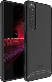 [TUDIA] DualShield Designed for Sony Xperia 1 III Case (2021), [Merge] Shockproof Military Grade Dual Layer Slim Hard Protective Case Cover for Sony Xperia 1 III (2021) (Matte Black)