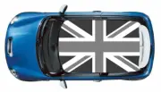 Union Jack U.K. Flag 48" x 72" Mini Cooper Roof Vinyl Decal Sticker Wrap #434