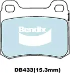 Bendix Rear General CT Brake Pads for Mercedes Benz 190D W201 2.5L DIESEL OM602.